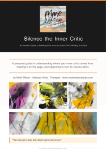 Free guide cover for Silence the Inner Critic creative guide